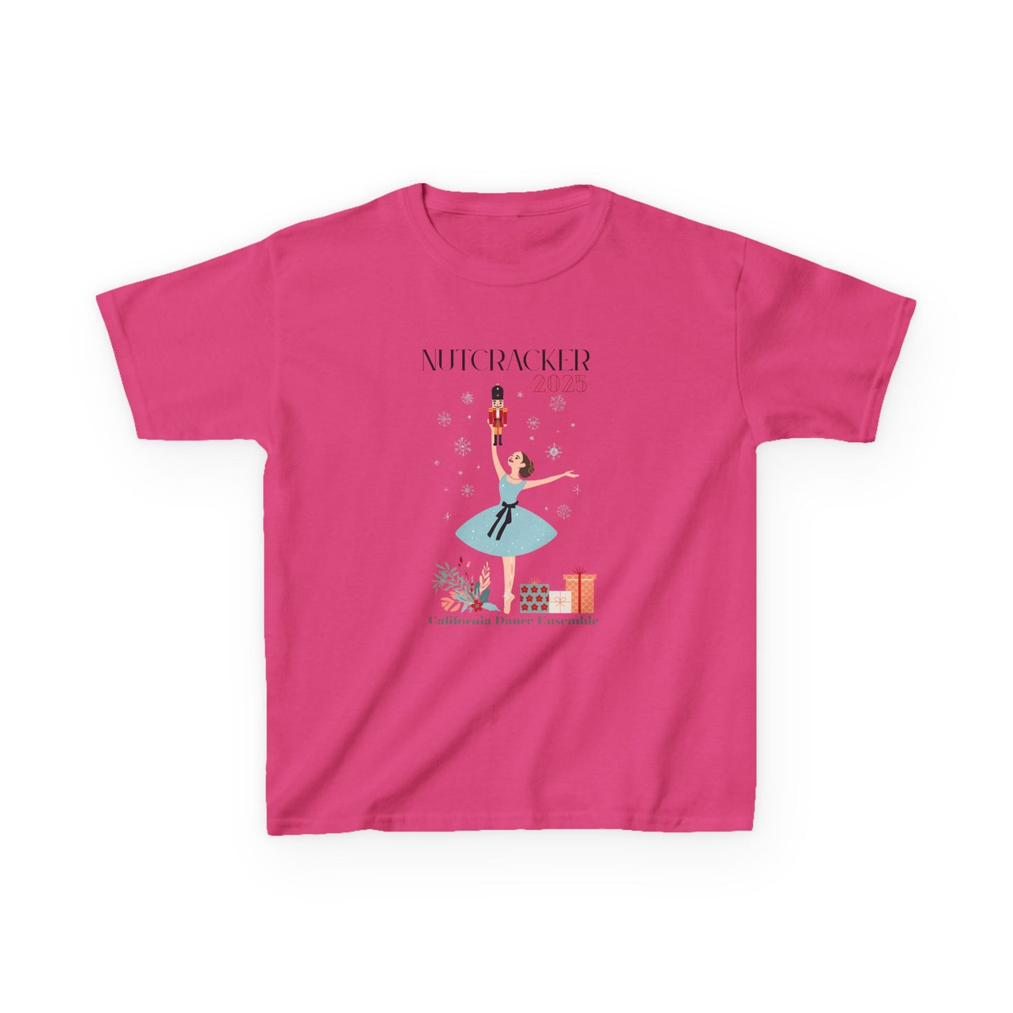 Nutcracker Kids Tee, Holiday Shirt, Dance Lover Gift, Christmas Apparel, Kids Birthday Present, Seasonal Celebration Fashion
