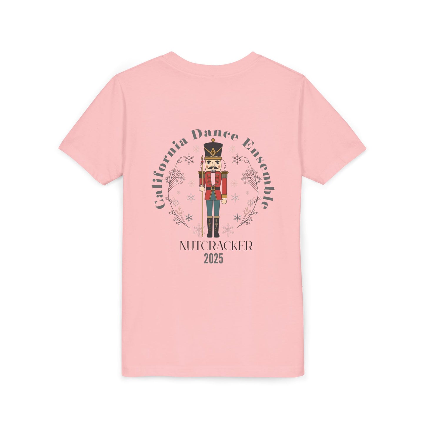 Nutcracker Dance Tee for Kids, Holiday Performance Shirt, Christmas Presents, Youth Short Sleeve T-Shirt, Winter Dance Event Apparel