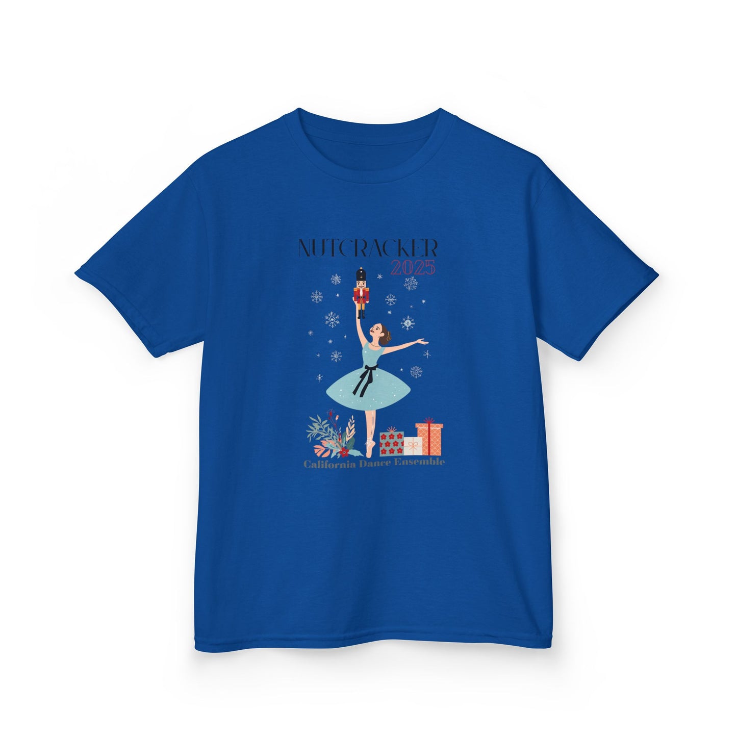 Nutcracker Kids Tee, Holiday Shirt, Dance Lover Gift, Christmas Apparel, Kids Birthday Present, Seasonal Celebration Fashion