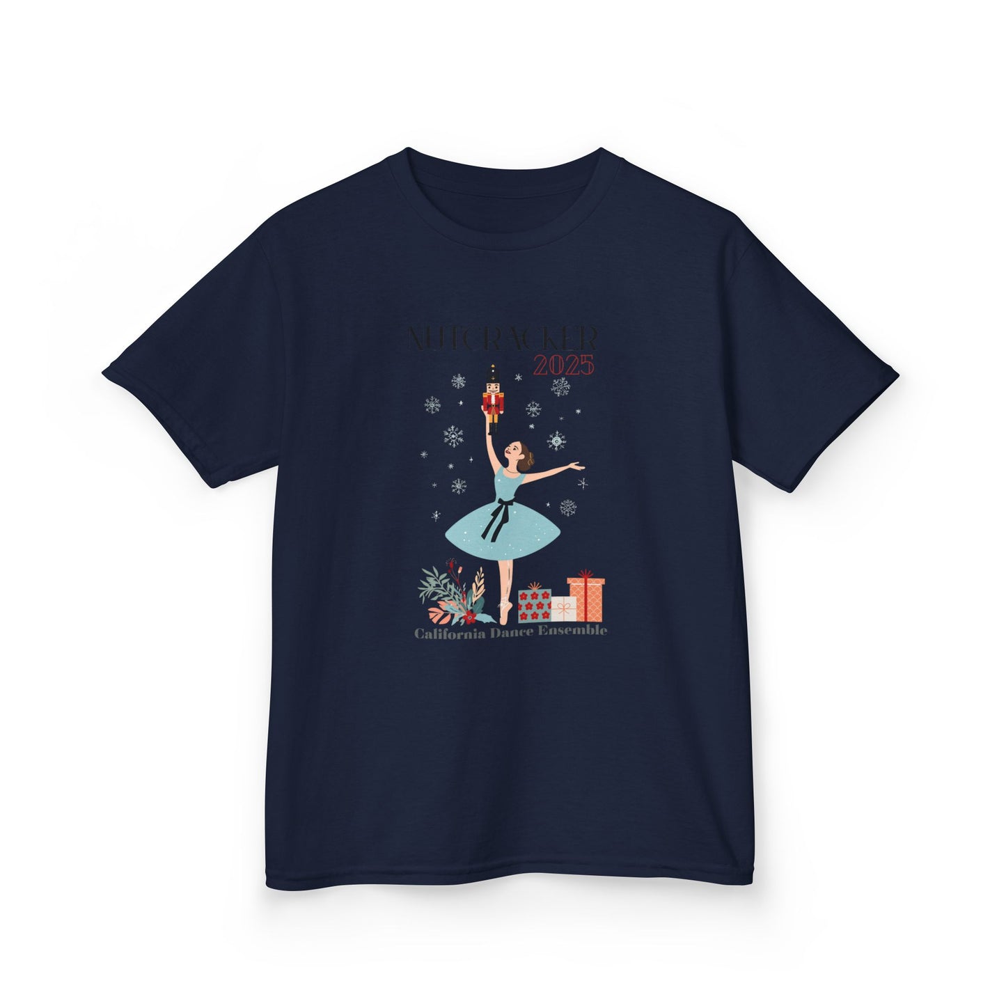 Nutcracker Kids Tee, Holiday Shirt, Dance Lover Gift, Christmas Apparel, Kids Birthday Present, Seasonal Celebration Fashion