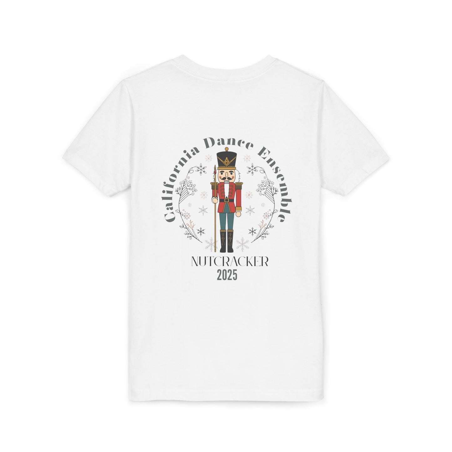 Nutcracker Dance Tee for Kids, Holiday Performance Shirt, Christmas Presents, Youth Short Sleeve T-Shirt, Winter Dance Event Apparel