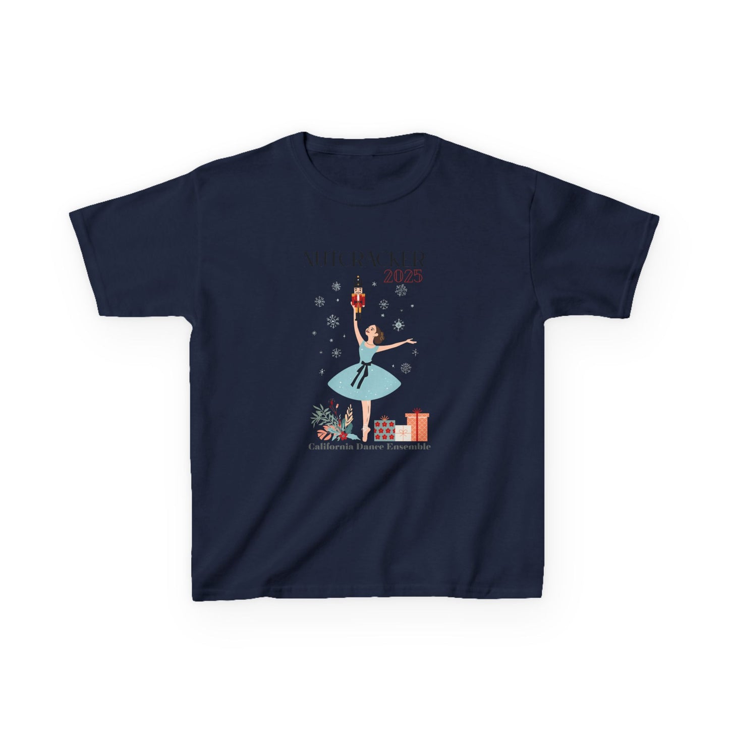 Nutcracker Kids Tee, Holiday Shirt, Dance Lover Gift, Christmas Apparel, Kids Birthday Present, Seasonal Celebration Fashion