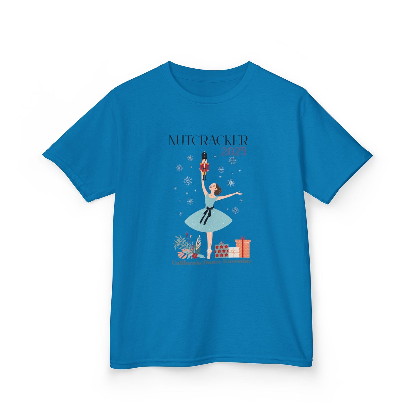 Nutcracker Kids Tee, Holiday Shirt, Dance Lover Gift, Christmas Apparel, Kids Birthday Present, Seasonal Celebration Fashion