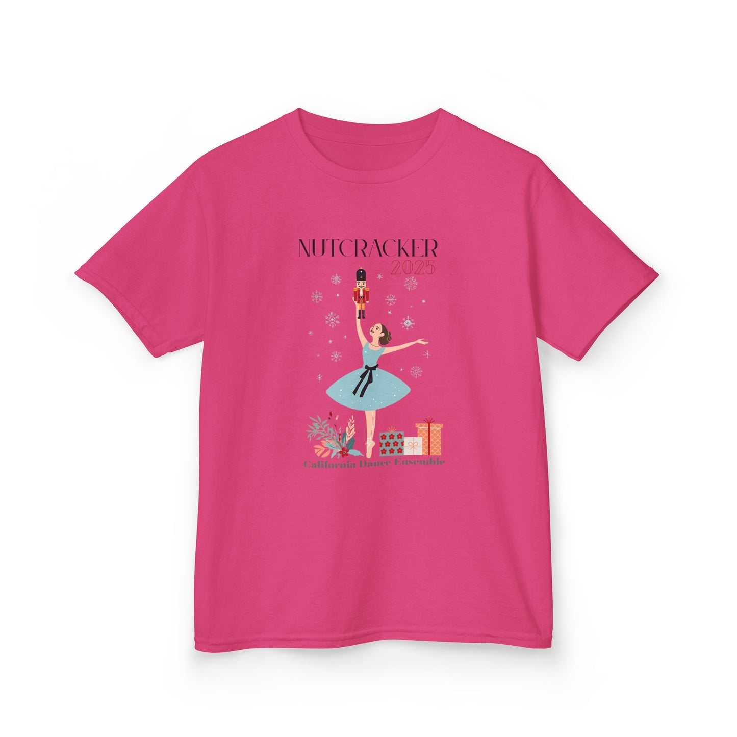 Nutcracker Kids Tee, Holiday Shirt, Dance Lover Gift, Christmas Apparel, Kids Birthday Present, Seasonal Celebration Fashion