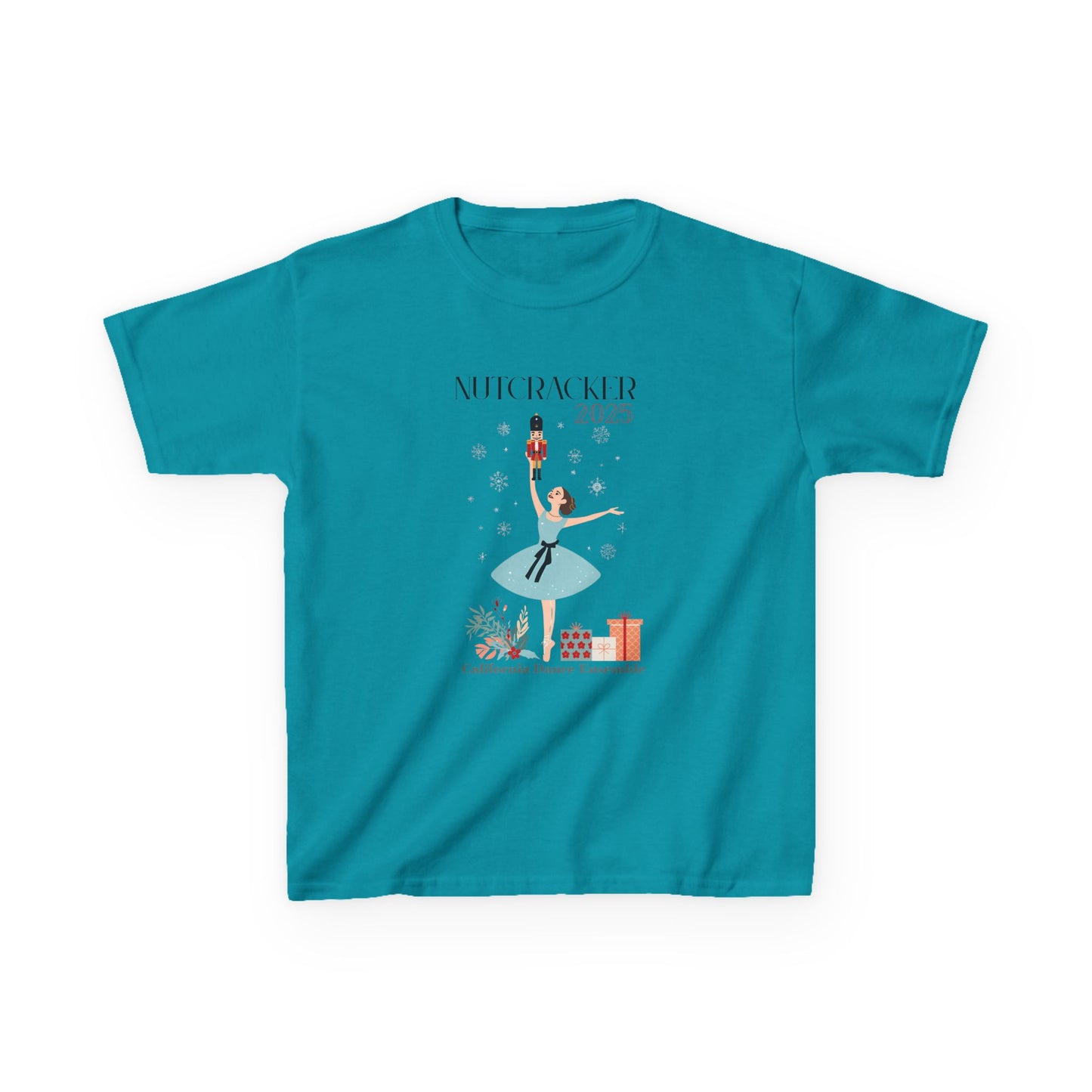 Nutcracker Kids Tee, Holiday Shirt, Dance Lover Gift, Christmas Apparel, Kids Birthday Present, Seasonal Celebration Fashion