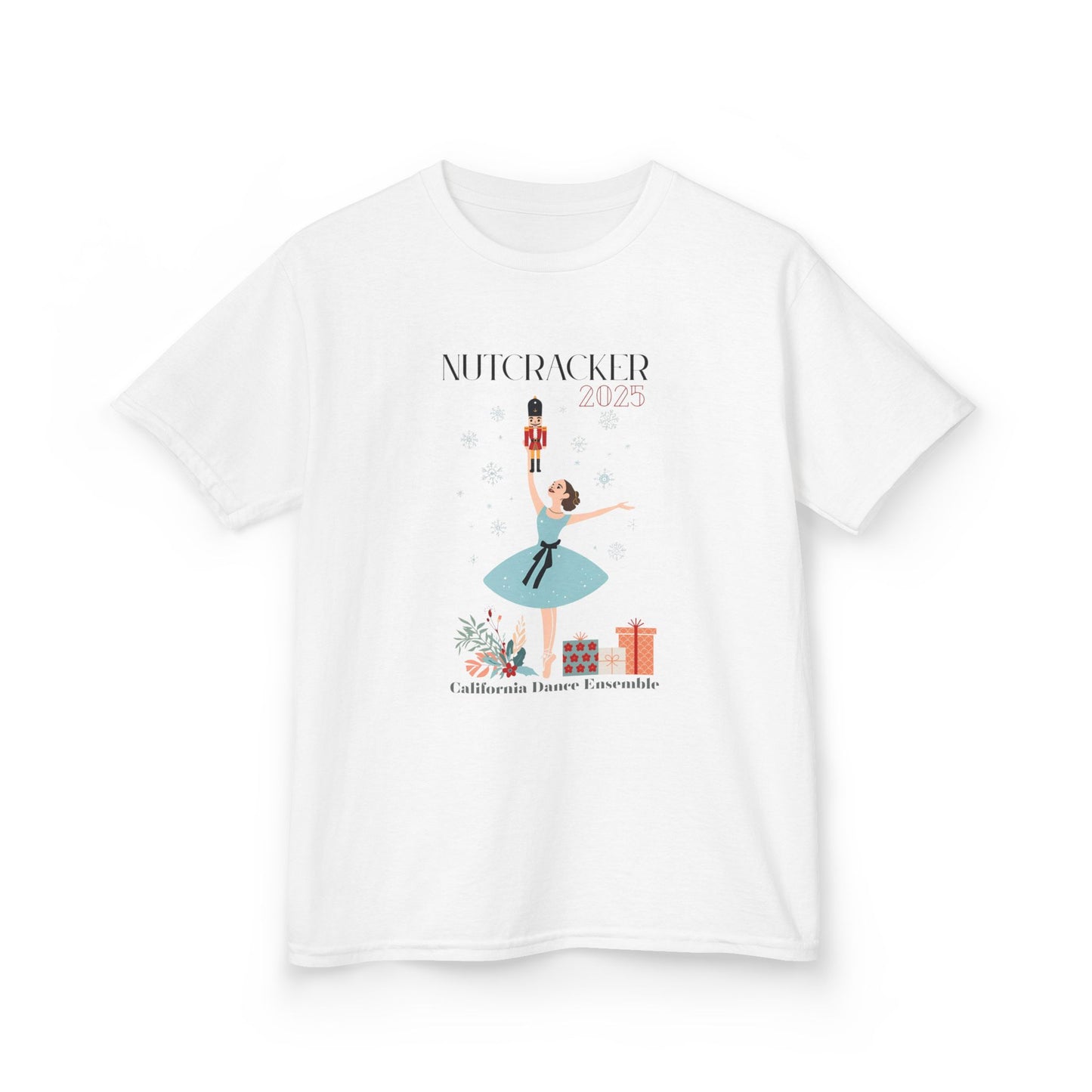 Nutcracker Kids Tee, Holiday Shirt, Dance Lover Gift, Christmas Apparel, Kids Birthday Present, Seasonal Celebration Fashion