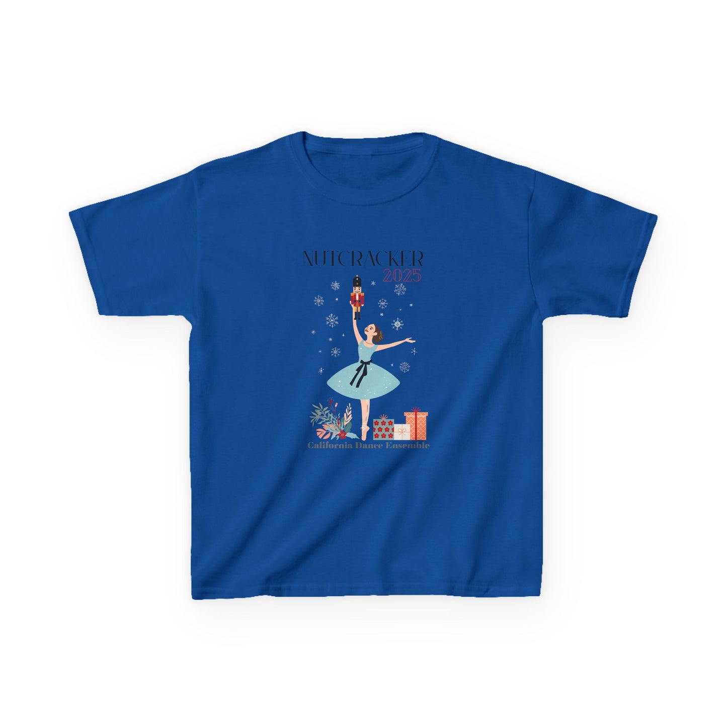 Nutcracker Kids Tee, Holiday Shirt, Dance Lover Gift, Christmas Apparel, Kids Birthday Present, Seasonal Celebration Fashion