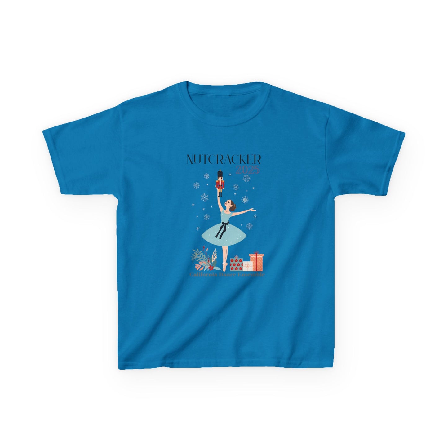 Nutcracker Kids Tee, Holiday Shirt, Dance Lover Gift, Christmas Apparel, Kids Birthday Present, Seasonal Celebration Fashion