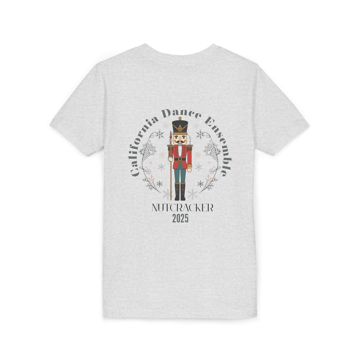 Nutcracker Dance Tee for Kids, Holiday Performance Shirt, Christmas Presents, Youth Short Sleeve T-Shirt, Winter Dance Event Apparel