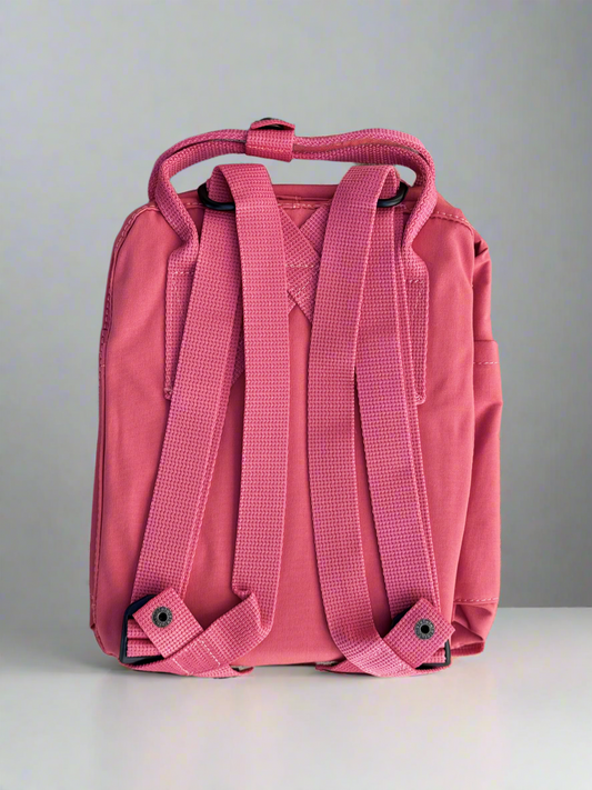 Fjallraven Kanken Mini Backpack For Work & Travel, PEACH PINK, Height 11.4 in, 7 L