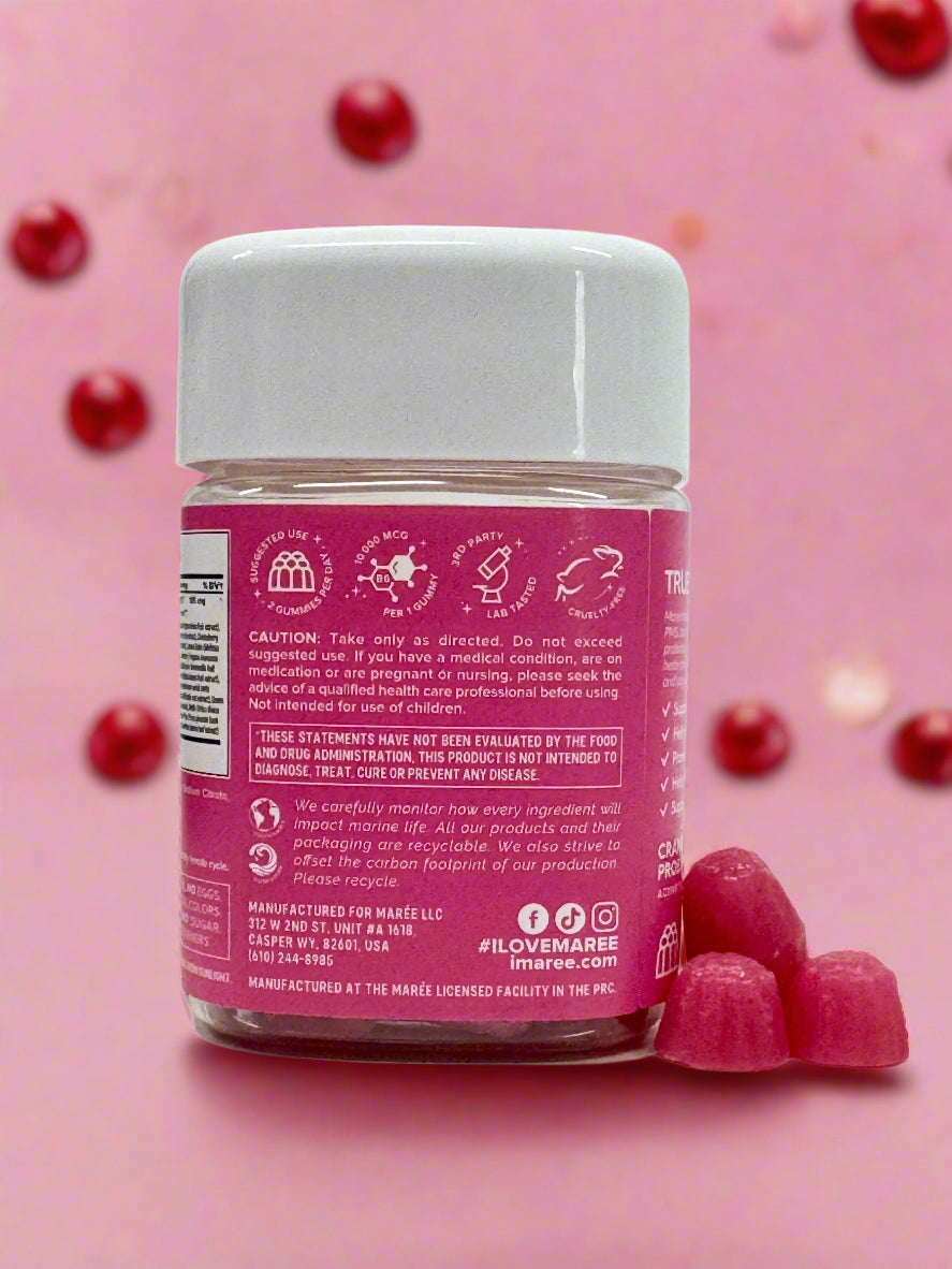 MARÉE PMS Vitamins Balance & Support Gummies – Natural Hormonal Support for Women