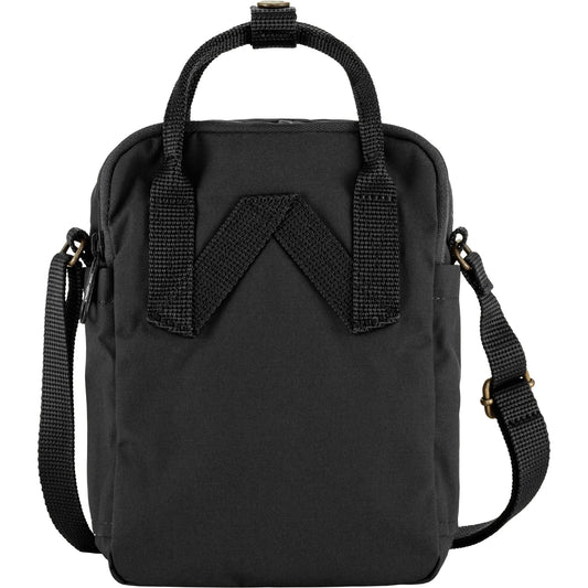 Fjallraven Kanken Sling Bag Black Small Crossbody Mini Shoulder Bag, Height 7.8 in, 2.5 L