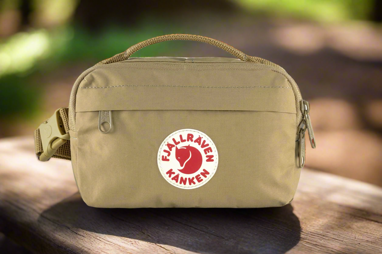 Fjalraven Hip Pack Waist Bag Zipper Adjustable Crossbody Clay