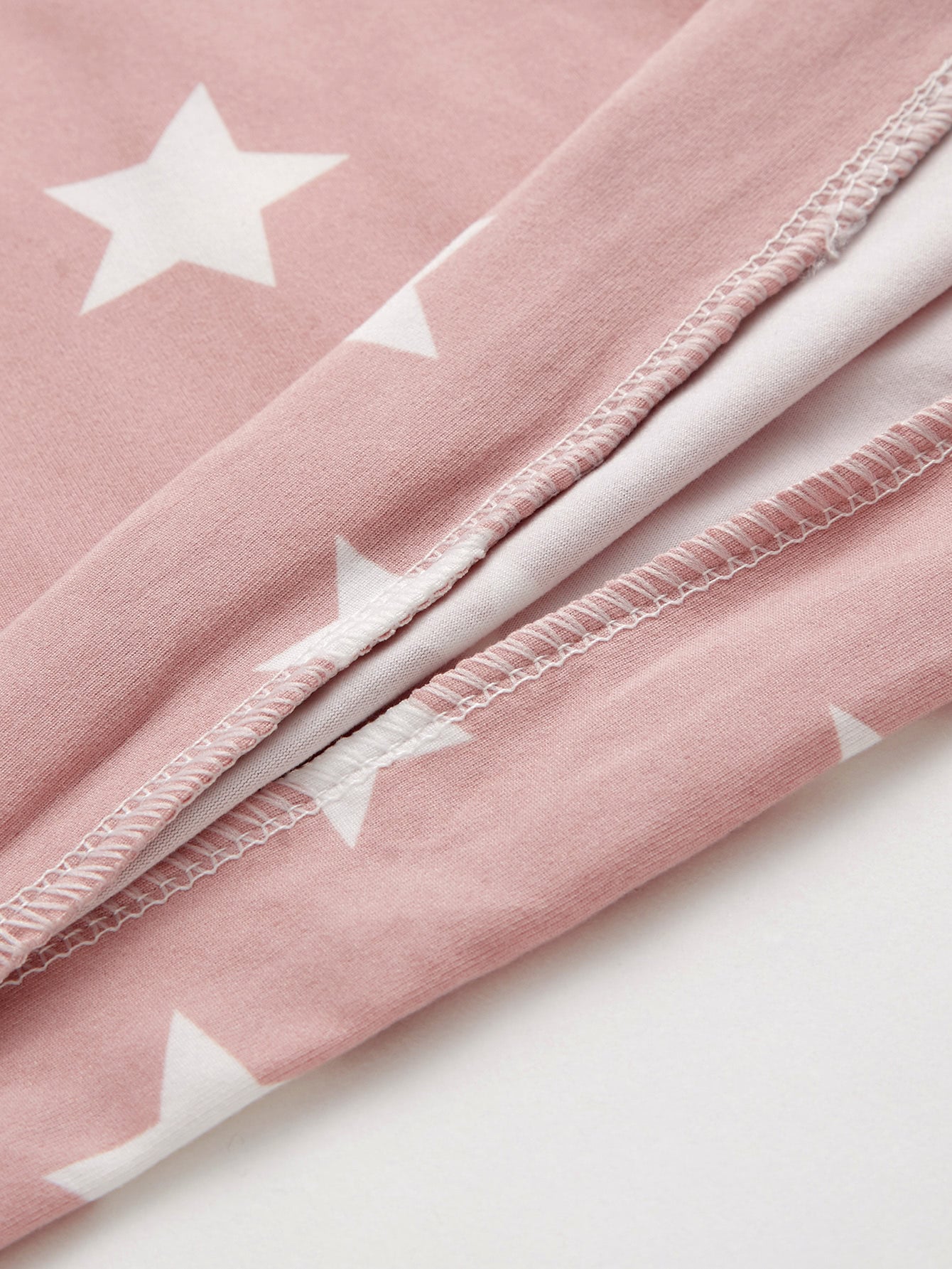 Pink Star Print PJ set
