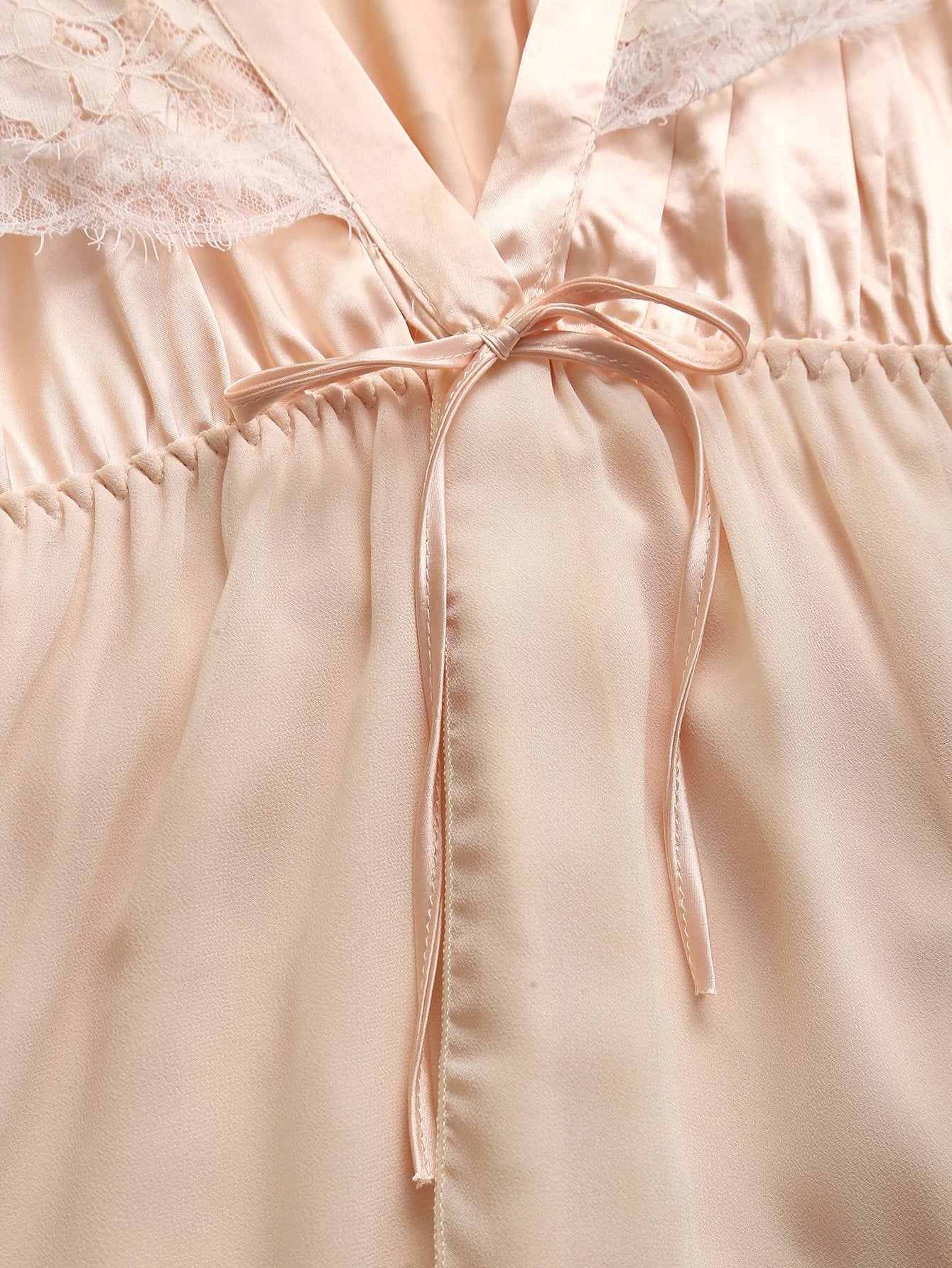 Silky touch Lace Cape Layered Nightgown