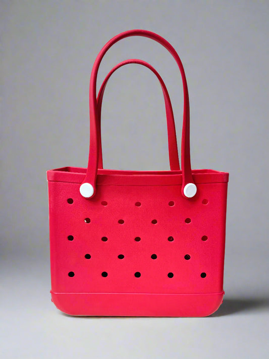 Waterproof Rubber Beach Tote Bag for Women, Medium Tote Bag for Beach, Pool Bag