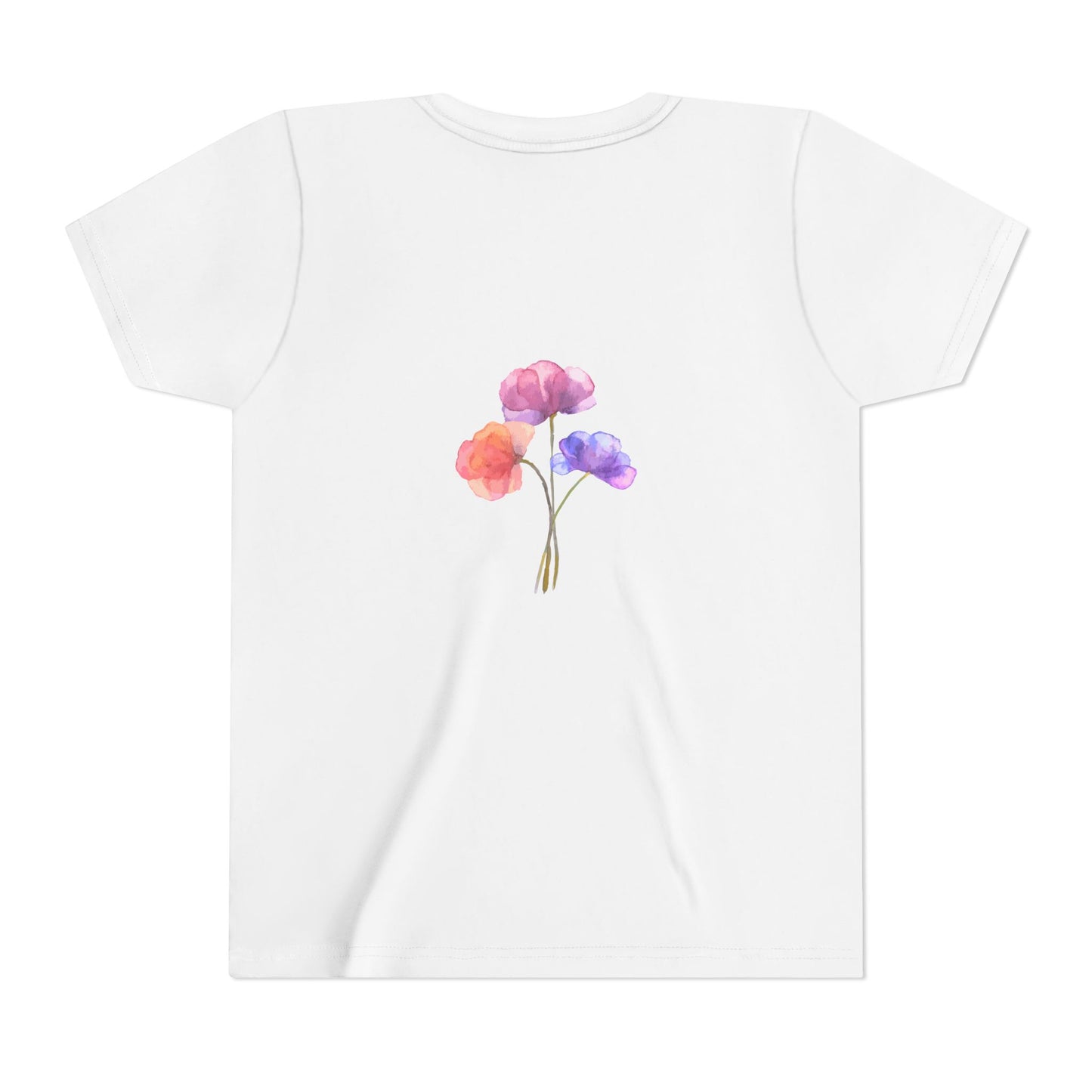 Gentle Floral Butterfly Ballerina Youth Tee Dream Dance Ballet