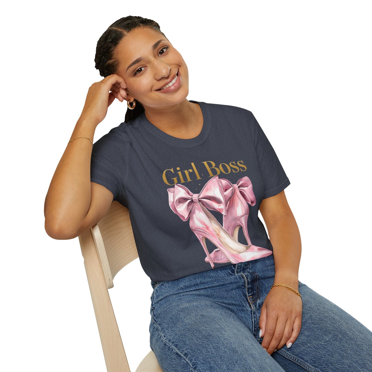 Girl Boss Pink High Heels T-Shirt