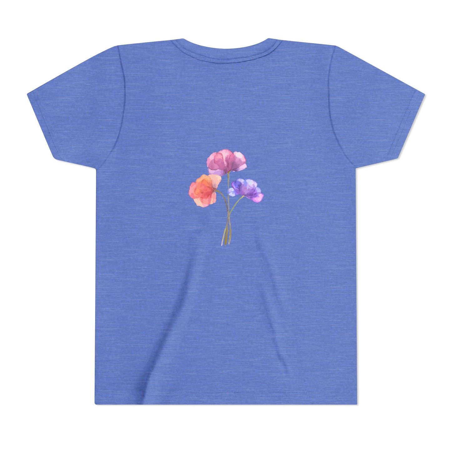 Gentle Floral Butterfly Ballerina Youth Tee Dream Dance Ballet