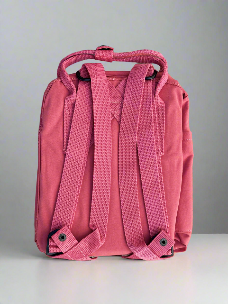 Fjallraven Kanken Mini Backpack For Work & Travel,  PEACH PINK, Height 11.4 in, 7 L