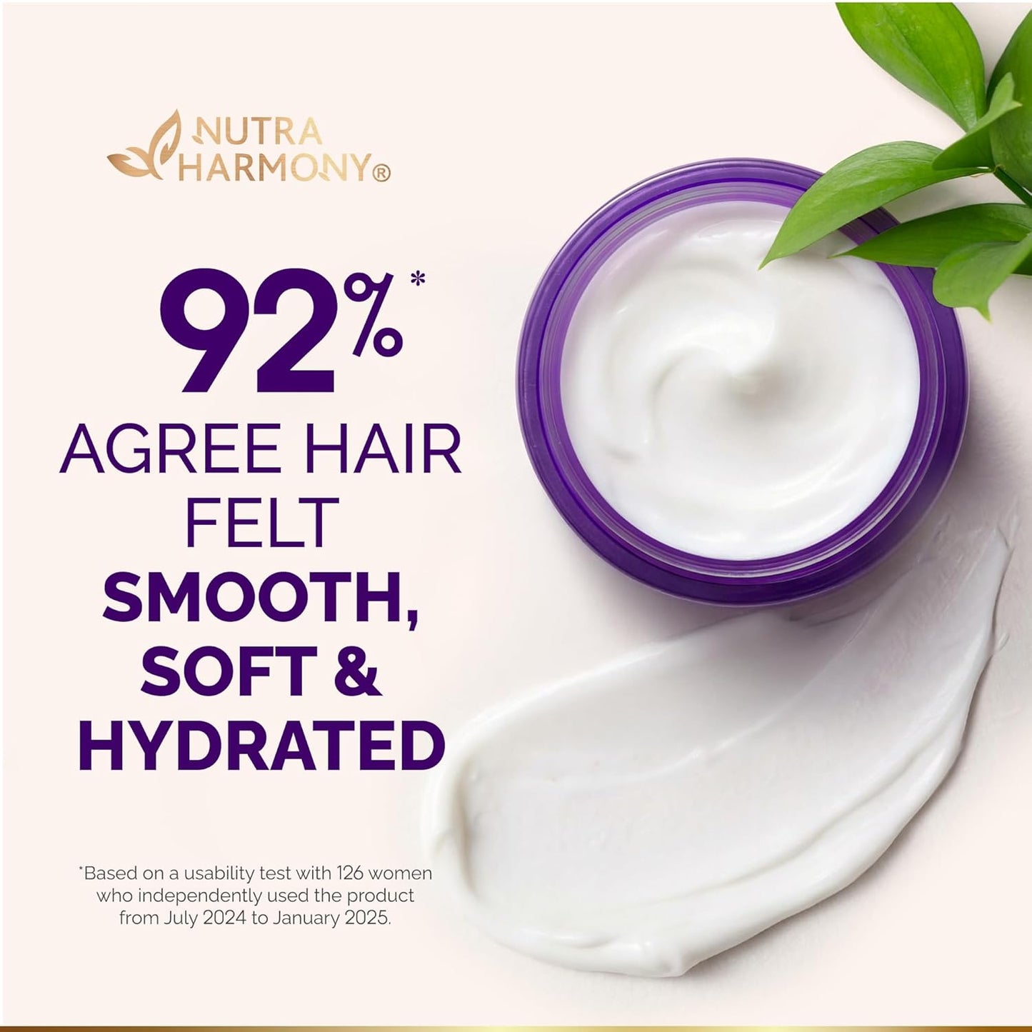 Keratin Hair Mask with Coconut & Argan Oils, Collagen & Wheat Protein - Smooths, Softens & Controls Frizz, Curl-Safe