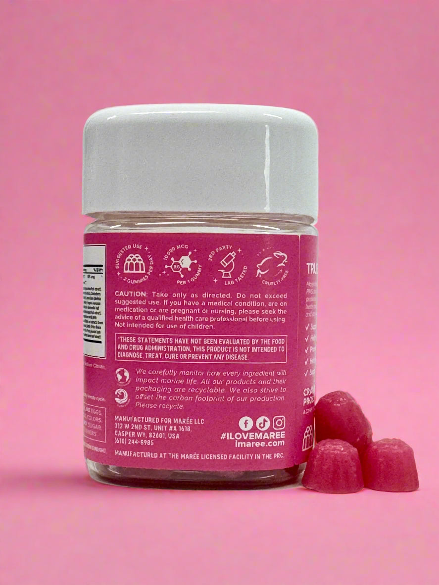 MARÉE PMS Vitamins Balance & Support Gummies – Natural Hormonal Support for Women