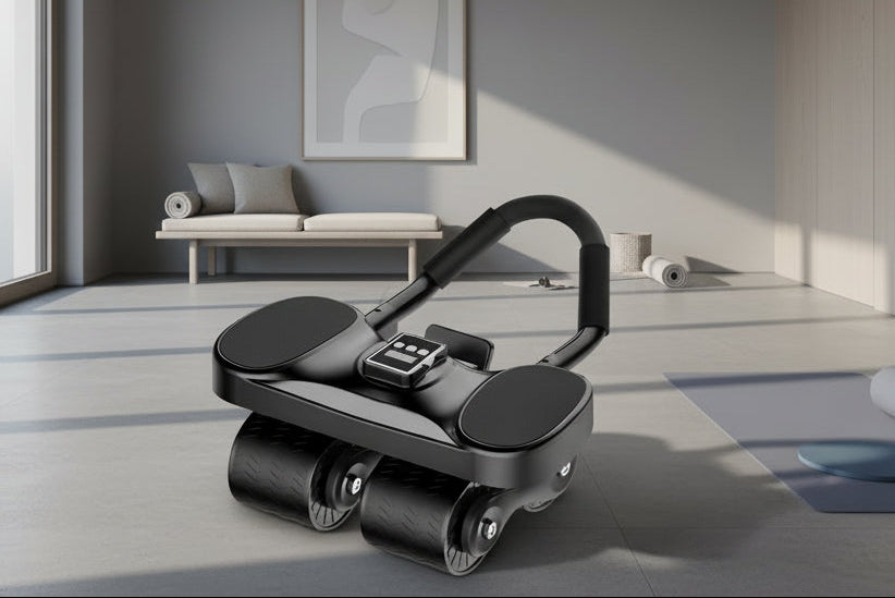ab 4-wheel roller with digital display 