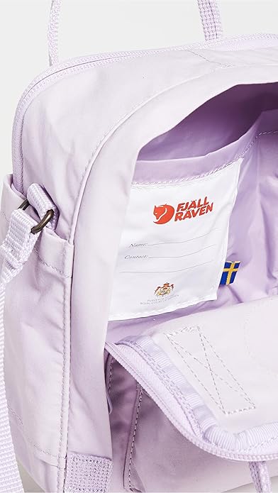 Fjallraven Kanken Sling Bag Pastel Lavender Small Crossbody Mini Shoulder Bag, Height 7.8 in, 2.5 L