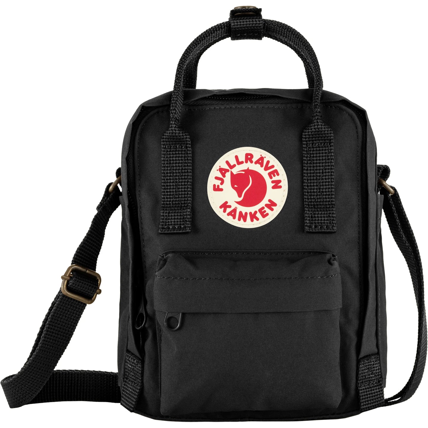 Fjallraven Kanken Sling Bag Black Small Crossbody Mini Shoulder Bag, Height 7.8 in, 2.5 L