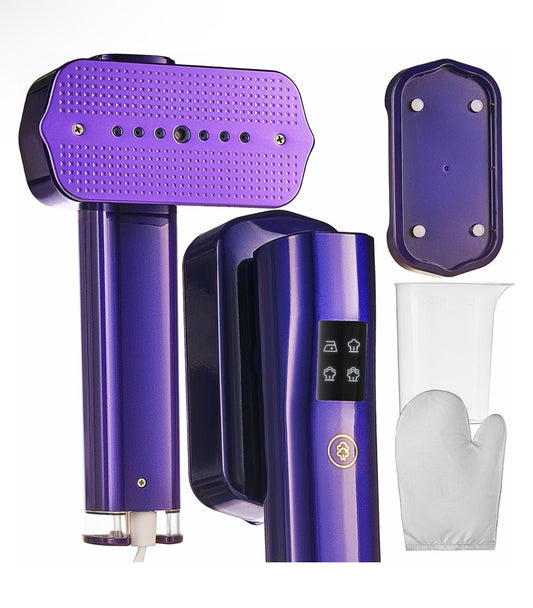 Mini Steam Iron & Travel Garment Steamer, Handheld Clothes Steamer, Fabric Steamer for Home & Travel