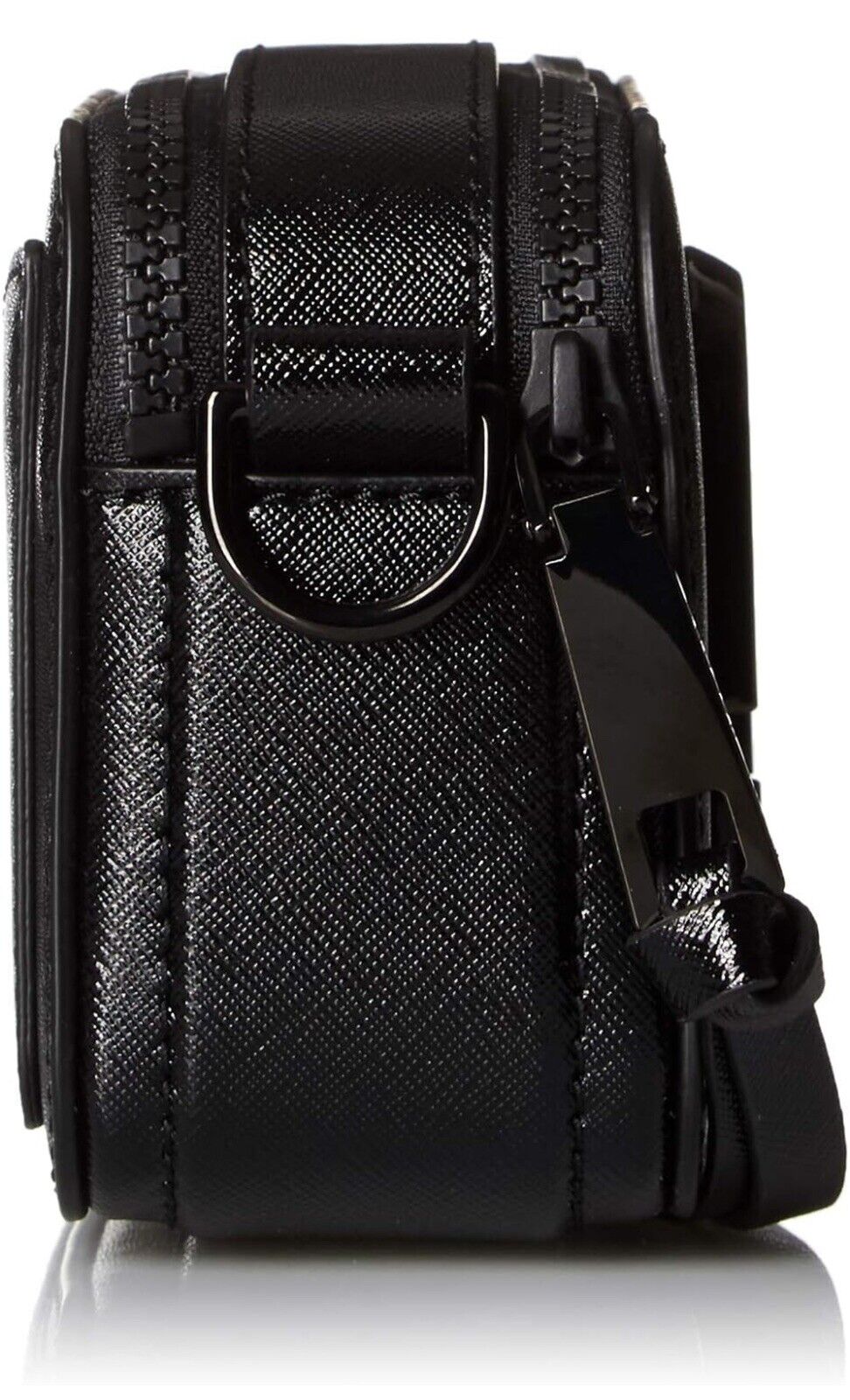 Marc Jacobs Women's The Snapshot Black Leather Shoulder Bag Crossbody Purse & Dust bag