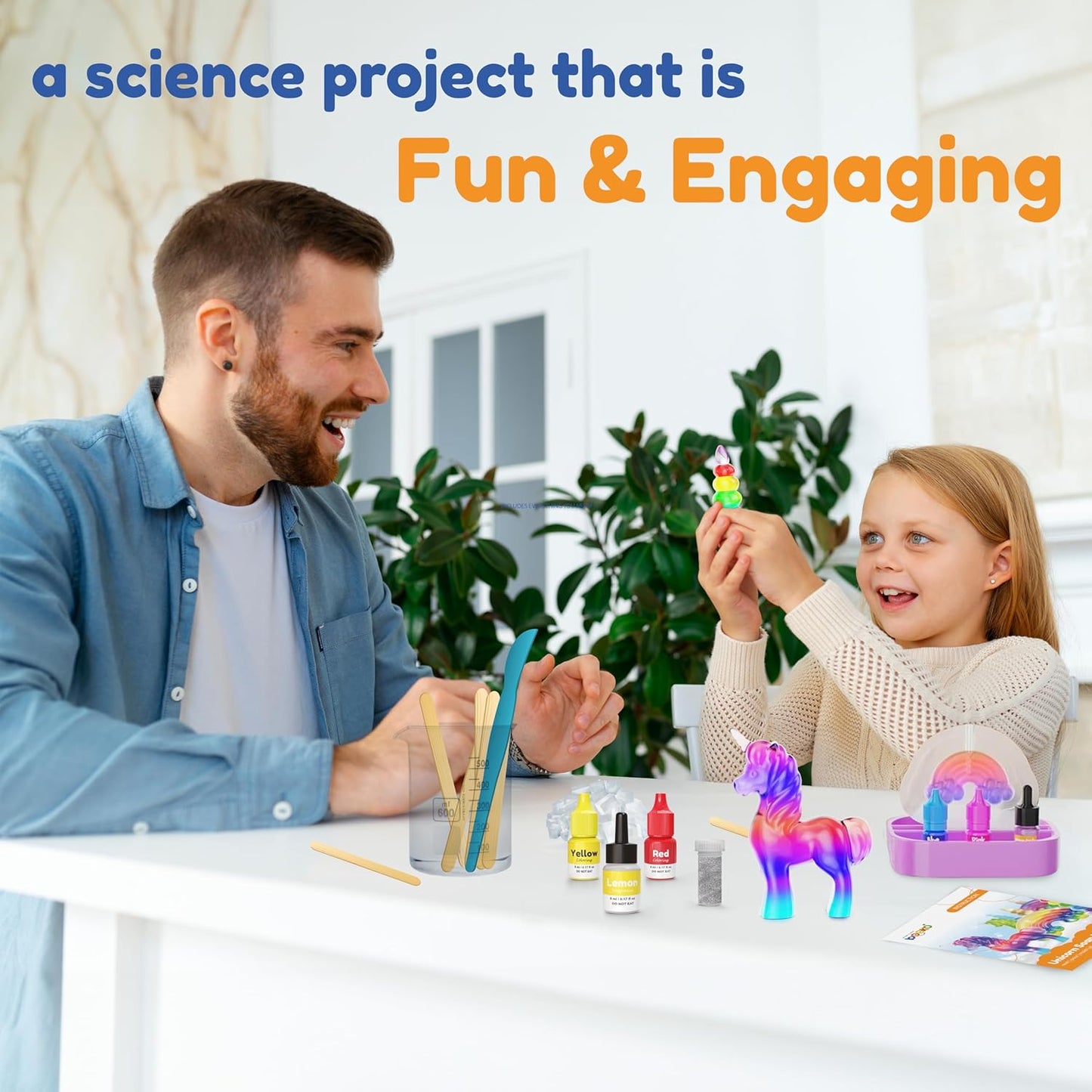 Unicorn Soap Making Kit - Crafts DIY Project Science STEM Activity Gift - Make Your Own Soap Kits