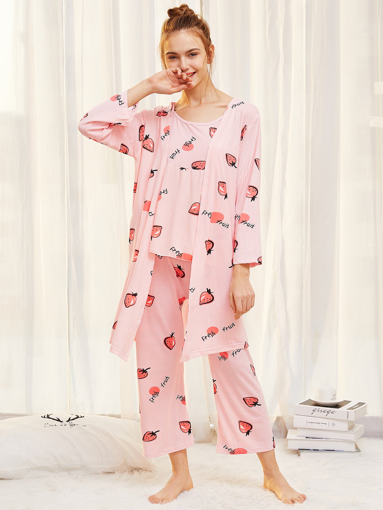 Pink Pajama Set 3 in 1