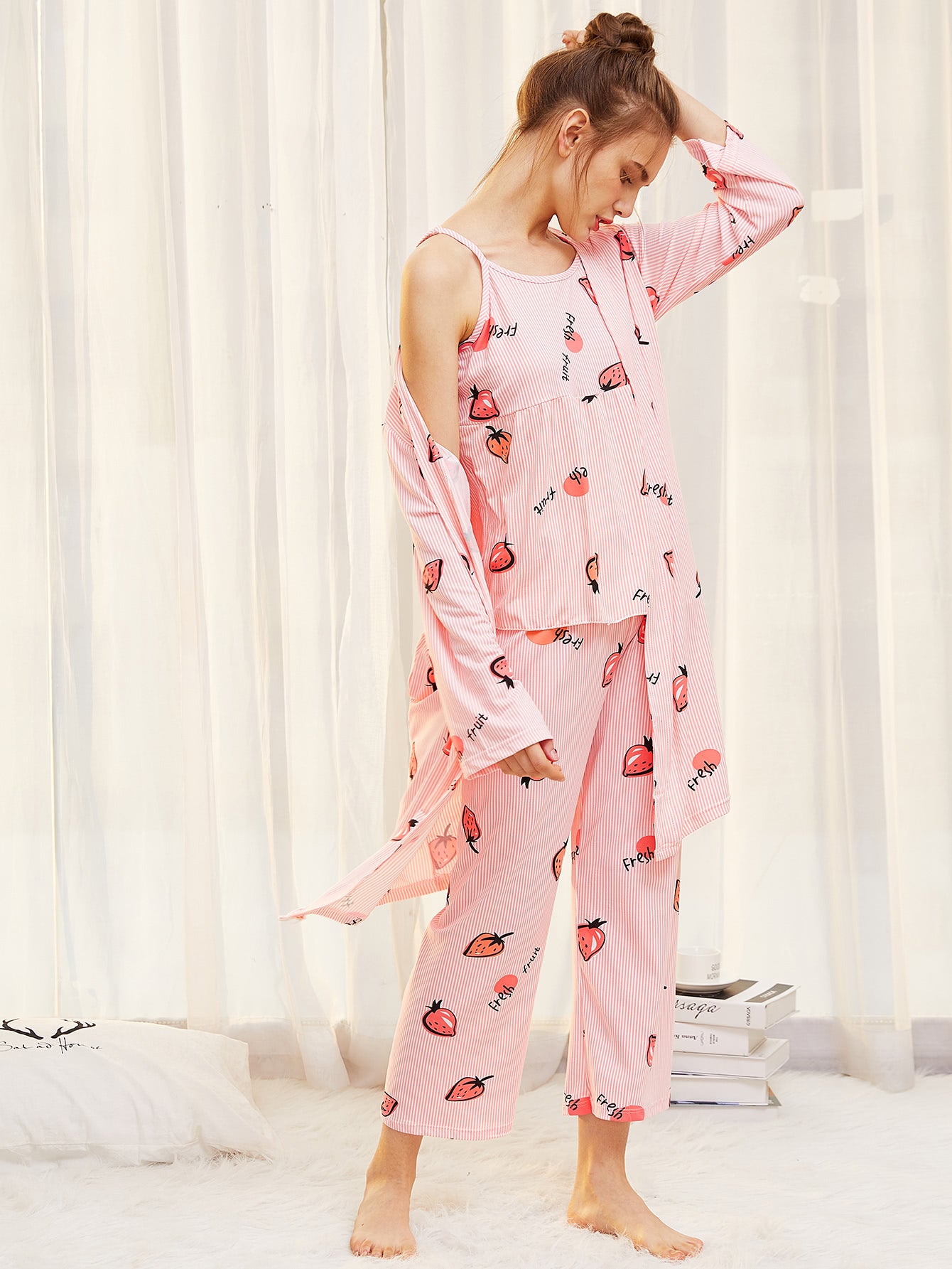 Pink Pajama Set 3 in 1